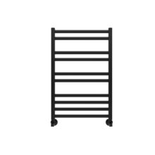 Полотенцесушитель водяной Aquatek Поларис П10, 50/80, ширина 50 см, высота 80 см, нижнее подключение, цвет черный муар, AQ KO1080BL