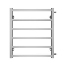 Полотенцесушитель водяной Terminus Вега 4670078530004, П6 500х600, ширина 52.5 см, высота 60 см, боковое подключение 50 см, хром