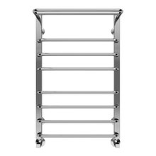 Полотенцесушитель водяной Terminus Арктур 4670078529466, П8 500х800 с полкой, ширина 53 см, высота 80 см, хром