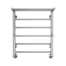 Полотенцесушитель водяной Terminus Анкона 4670078529954, П6 500х600 с полкой, ширина 53.2 см, высота 60 см, хром