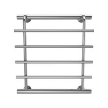 Полотенцесушитель водяной Terminus Каскад 4620768885556, П4 500х500, ширина 50 см, высота 53.2 см, боковое подключение 50 см, хром