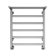 Полотенцесушитель водяной Terminus Хендрикс 4670078530400, П6 500х600 с полкой, ширина 53.2 см, высота 60 см, хром