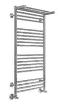 Полотенцесушитель водяной Terminus Аврора с/п П20 500х1000, ширина 50 см, высота 100 см, с полкой, цвет нержавеющая сталь
