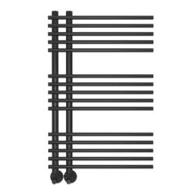 Полотенцесушитель водяной Terminus 4670078530486, ширина 51.6 см, высота 80 см, черный матовый