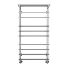 Полотенцесушитель водяной Terminus Ватра 4670078529497, П10 500х1000 с полкой, ширина 56 см, высота 100 см, хром