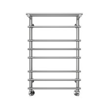 Полотенцесушитель водяной Terminus Ватра 4670078529503, П8 500х800 с полкой, ширина 56 см, высота 80 см, хром