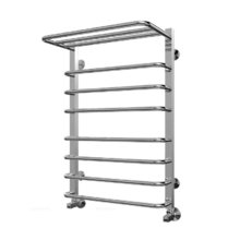 Полотенцесушитель водяной Terminus Арктур 4620768886430, П8 500х796 с полкой, ширина 53 см, высота 79.6 см, хром