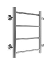 Полотенцесушитель водяной Terminus Аврора П4 400х500 бп320, ширина 48 см, высота 50 см, боковое подключение 32 см, цвет нержавеющая сталь