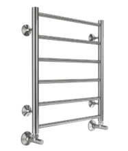 Полотенцесушитель водяной Terminus Аврора П6 500х600, ширина 53 см, высота 60 см, цвет нержавеющая сталь