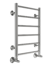 Полотенцесушитель водяной Terminus Аврора П6 400х600, ширина 43 см, высота 60 см, цвет нержавеющая сталь