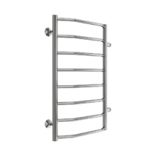 Полотенцесушитель водяной Виктория 4670078530110, П8 500х800, ширина 50 см, высота 80 см, боковое подключение 50 см, хром