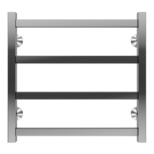 Полотенцесушитель водяной Terminus Ното П4 500х500, ширина 53 см, высота 50 см, цвет нержавеющая сталь