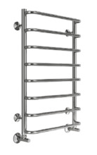 Полотенцесушитель водяной Terminus Стандарт П8 500х800, ширина 53 см, высота 80 см, цвет нержавеющая сталь