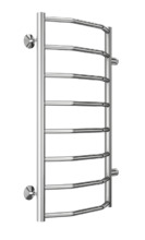 Полотенцесушитель водяной Terminus Виктория П8 400х800 бп500, ширина 47 см, высота 80 см, боковое подключение 50 см, цвет нержавеющая сталь