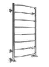 Полотенцесушитель водяной Terminus Виктория П8 500х800, ширина 53 см, высота 80 см, нижнее подключение 50 см, цвет нержавеющая сталь