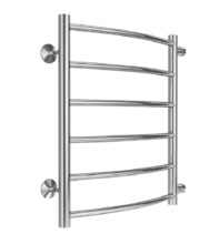 Полотенцесушитель водяной Terminus Классик П6 500х600 бп500, ширина 57 см, высота 60 см, боковое подключение 50 см, цвет нержавеющая сталь