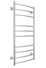 Полотенцесушитель водяной Terminus Классик П10 500х1000, ширина 53 см, высота 100 см, нижнее подключение 50 см, цвет нержавеющая сталь