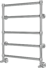 Полотенцесушитель водяной Terminus Прованс П5 500х650, ширина 54 см, высота 65 см, нижнее подключение 50 см, цвет нержавеющая сталь