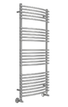 Полотенцесушитель водяной Terminus Марио П24 500х1200, ширина 55 см, высота 120 см, нижнее подключение 50 см, цвет нержавеющая сталь