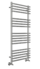 Полотенцесушитель водяной Terminus Кремона П18 500х1200, ширина 56 см, высота 120 см, нижнее подключение 50 см, цвет нержавеющая сталь