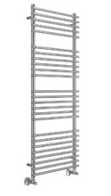 Полотенцесушитель водяной Terminus Ватра П25 500х1400, ширина 56 см, высота 140 см, нижнее подключение 50 см, цвет нержавеющая сталь