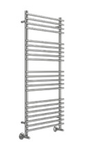 Полотенцесушитель водяной Terminus Ватра П21 500х1200, ширина 56 см, высота 120 см, нижнее подключение 50 см, цвет нержавеющая сталь