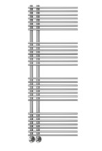 Полотенцесушитель водяной Terminus Астра П28 70х1400, ширина 52 см, высота 140 см, нижнее подключение 7 см, цвет нержавеющая сталь