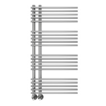 Полотенцесушитель водяной Terminus Астра П20 70х1000, ширина 52 см, высота 100 см, нижнее подключение 7 см, цвет нержавеющая сталь