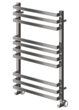 Полотенцесушитель водяной Terminus Рид П10 500х800, ширина 50 см, высота 80 см, нижнее подключение 50 см, цвет нержавеющая сталь