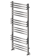 Полотенцесушитель водяной Terminus Нойс П18 500х1200, ширина 50 см, высота 120 см, нижнее подключение 50 см, цвет нержавеющая сталь