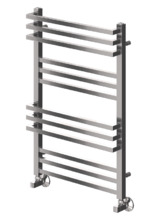 Полотенцесушитель водяной Terminus Нойс П12 500х800, ширина 50 см, высота 80 см, нижнее подключение 50 см, цвет нержавеющая сталь