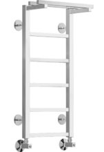 Полотенцесушитель водяной Terminus Контур 4660059582405, П6 300x700, ширина 33 см, высота 70 см, хром