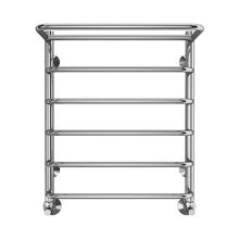 Полотенцесушитель водяной Terminus Полка 4670078530288, П6 500х600, ширина 53.2 см, высота 60 см, хром