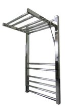 Полотенцесушитель водяной Terminus Валенсия, 35/35*20, П18, ширина 50 см, высота 120 см, хром