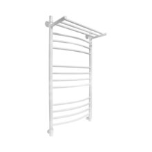 Полотенцесушитель водяной Energy Prestige Modus 1000 x 500, с полкой, ширина 56 см, высота 103 см, белый матовый, EWTRPRESM10050R903M