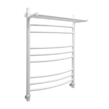 Полотенцесушитель водяной Energy Prestige Modus 800 x 500, с полкой, ширина 56 см, высота 83 см, белый матовый, EWTRPRESM08050R903M