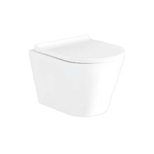 Унитаз подвесной Aquatek Альфа AQ1910-00, безободковый, сиденье микролифт, цвет белый