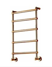 Полотенцесушитель водяной Margaroli Sole 442-5 4423705GOB, высота 90 см, ширина 43.5 см, старая бронза