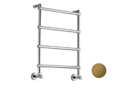 Полотенцесушитель водяной Margaroli Sole 370-442, высота 71.4 см, ширина 53.5 см, цвет бронза (old brass), MA0442NN0401BR