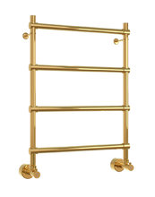 Полотенцесушитель водяной Margaroli Sole 4424704GON, высота 72 см, ширина 53.5 см, золото