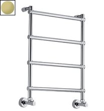 Полотенцесушитель водяной Margaroli Sole 4424704EGN, высота 47 см, ширина 72 см, английское золото