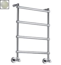 Полотенцесушитель водяной Margaroli Sole 4424704BNN, высота 72 см, ширина 53 см, шлифованный никель