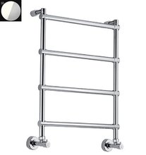 Полотенцесушитель водяной Margaroli Sole 4424704WCN, высота 72 см, ширина 53 см, белый хром