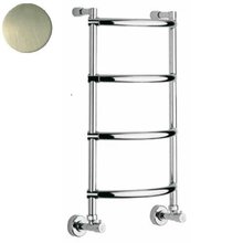 Полотенцесушитель водяной Margaroli Luna 432 4323704BNN, высота 72 см, ширина 43.5 см, крашеный никель