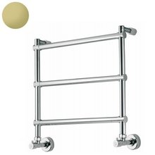 Полотенцесушитель водяной Margaroli Sole 442-3 4424703EGN, высота 54 см, ширина 53 см, английское золото