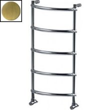 Полотенцесушитель водяной Margaroli Luna 432-5 4323605OBR, высота 89.6 см, ширина 40.6 см, старая бронза