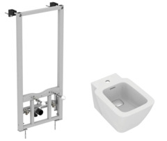 Инсталляция Ideal Standard Prosys с биде Strada II, D387001, комплект