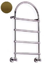 Полотенцесушитель водяной Margaroli Sole 4424704OBNA, с аркой, высота 98 см, ширина 53.5 см, старая бронза