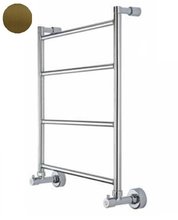 Полотенцесушитель водяной Margaroli Mini 3-482 34824704OBN, крепления «лапкой», высота 65.9 см, ширина 53.5 см, старая бронза