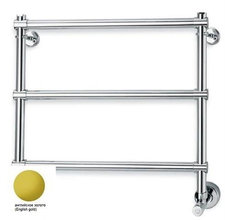 Полотенцесушитель водяной Margaroli Sole 4404703EGO, высота 47 см, ширина 50 см, английское золото